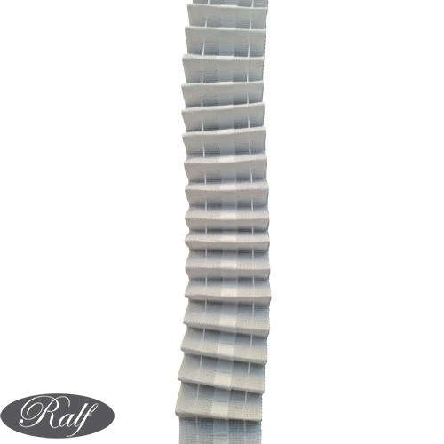 Rejansa Perdea 2 fire, alba, 36 mm, model pliuri